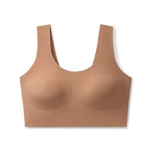 True & Co True Body Scoop Bra Bronzed Large